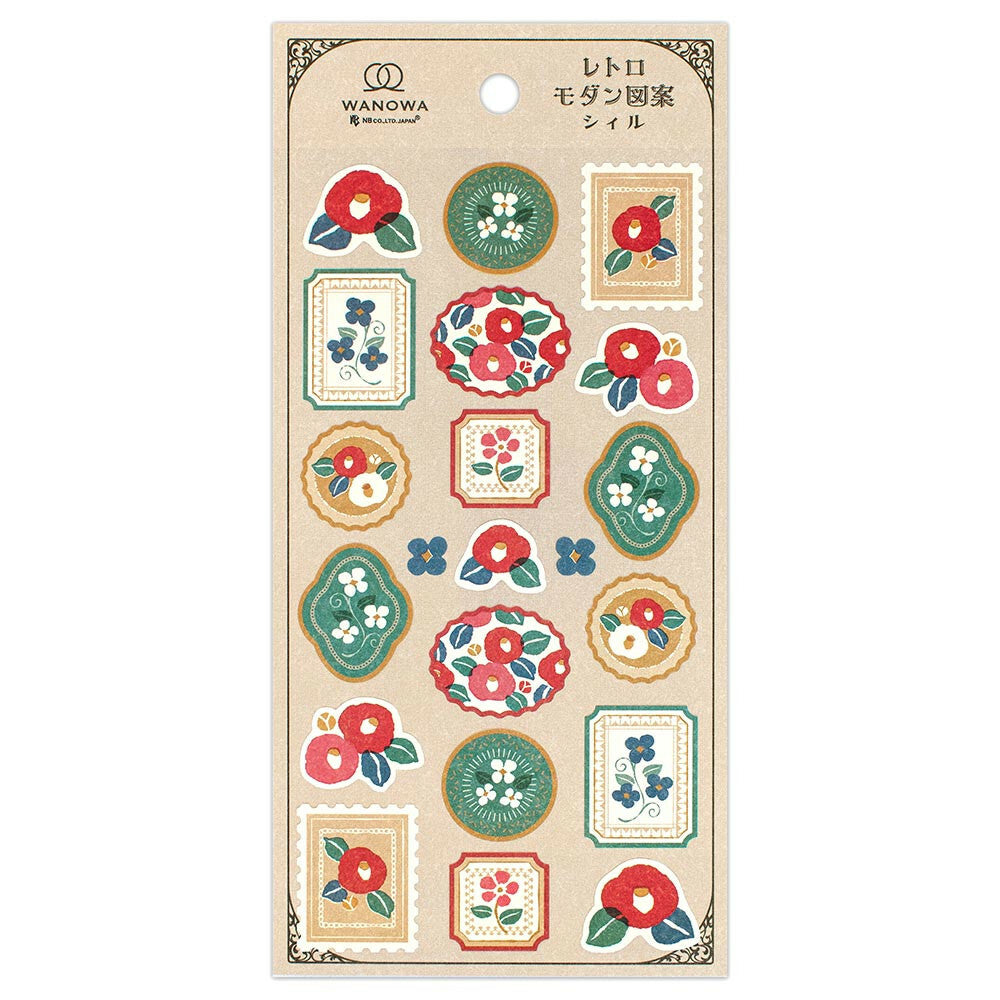 WANOWA TAISHO RETRO MODERN WASHI STICKERST | NB