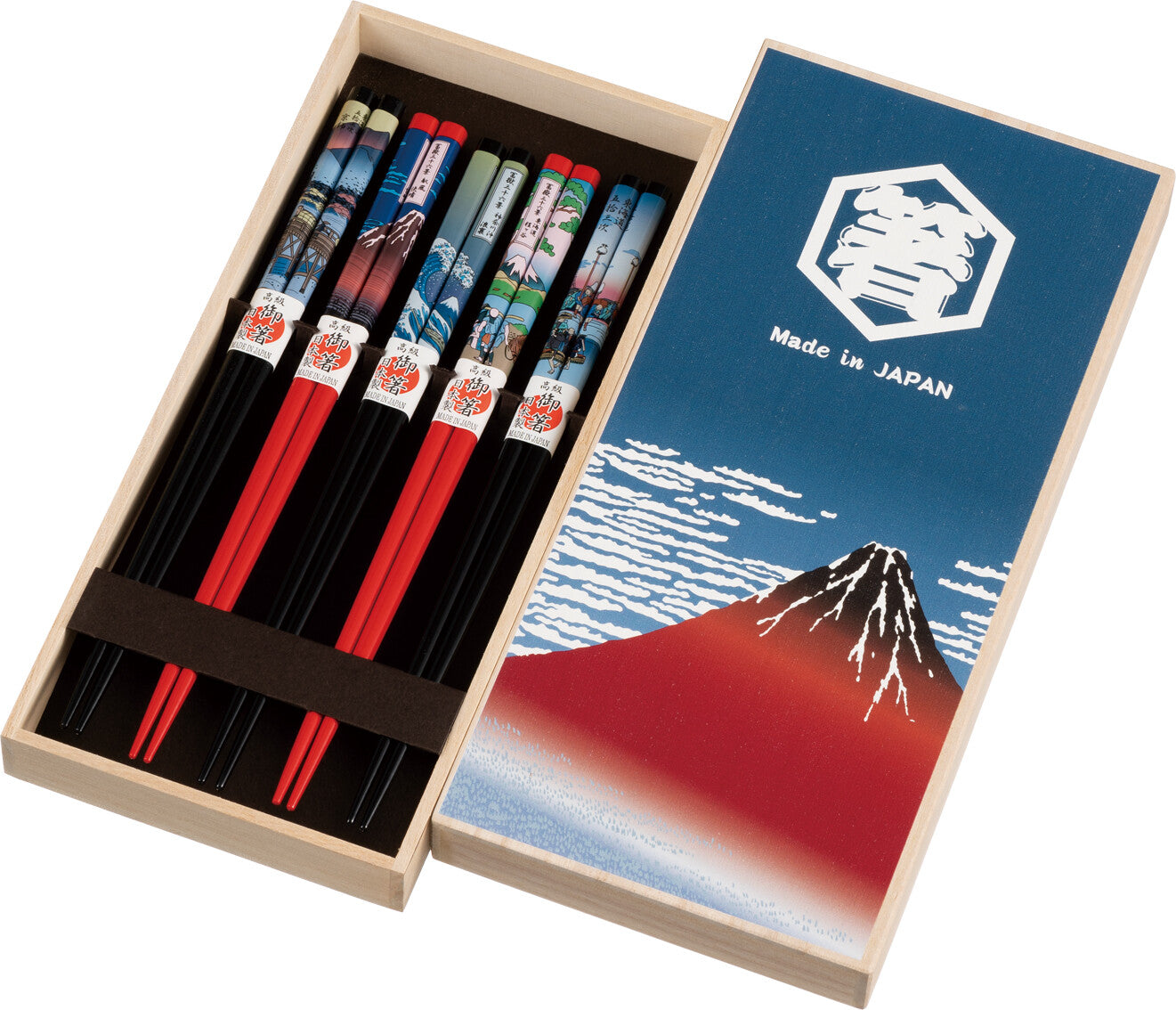 JAPANESE CHOPSTICK GIFT SET | RED FUJI | TAMURATOKI