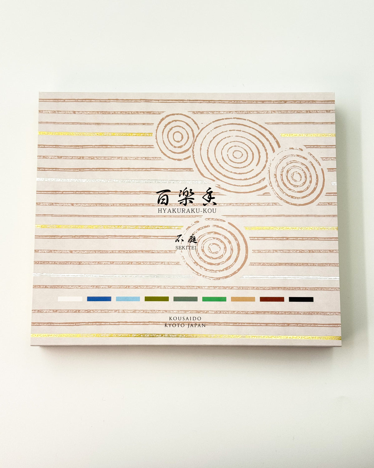 JAPANESE INCENSE DISCOVERY SET | HYAKURAKU-KOU – 9 FRAGRANCE &amp; INCENSE TRAY | KOUSAIDO 香彩堂