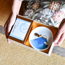 JAPANESE BLUE MOUNT FUJI INCENSE SET | CHERRY | YOUYOUANG