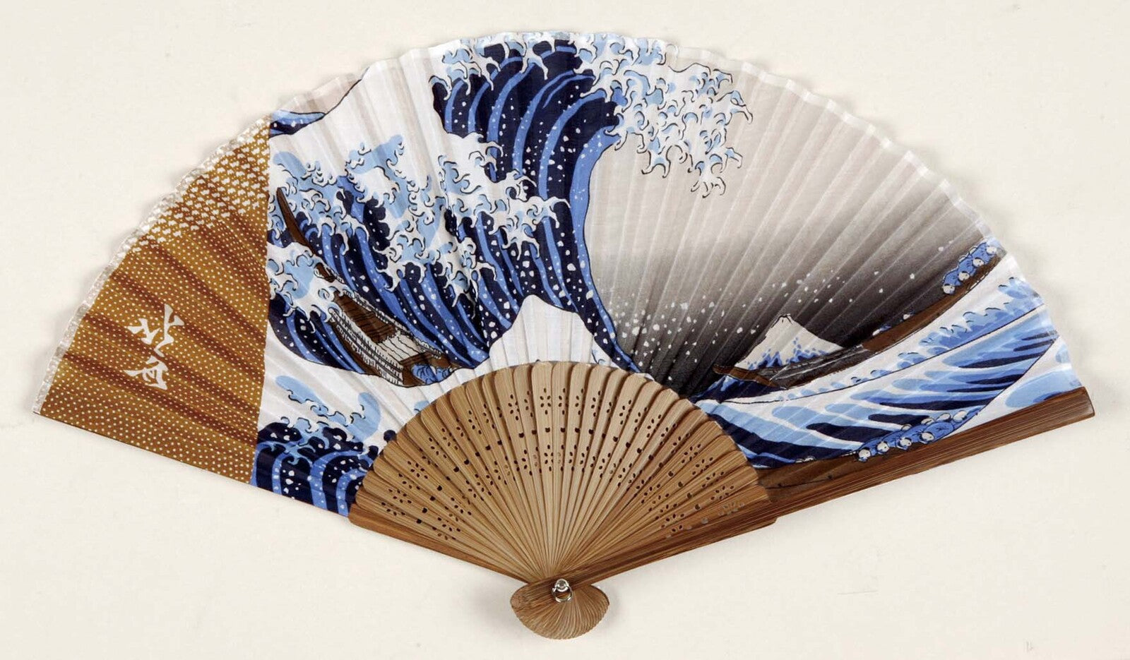 JAPANESE FOLDING FAN | THE GREAT WAVE | YAMAMOTOJIN