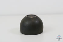 HANDMADE JAPANESE MATCHA BOWL | BLACK SAKURA | TOHKEN-GAMA 陶謙窯