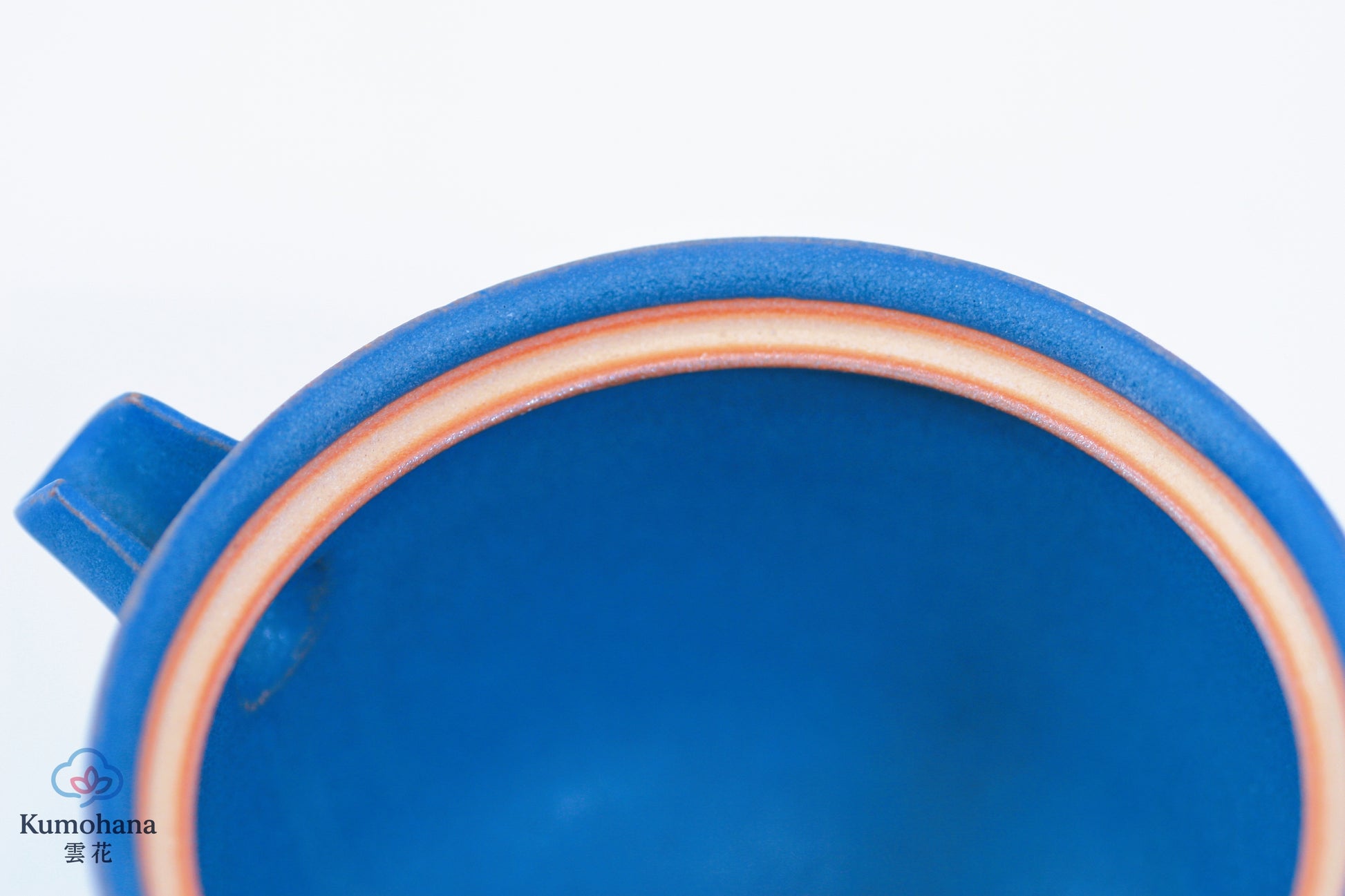 HANDMADE JAPANESE KATAKUCHI SAKE PITCHER | INDIGO BLUE | TOHKEN-GAMA 陶謙窯