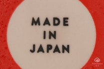 JAPANESE CERAMIC MUG | RED DARUMA | MINO WARE 美濃土産