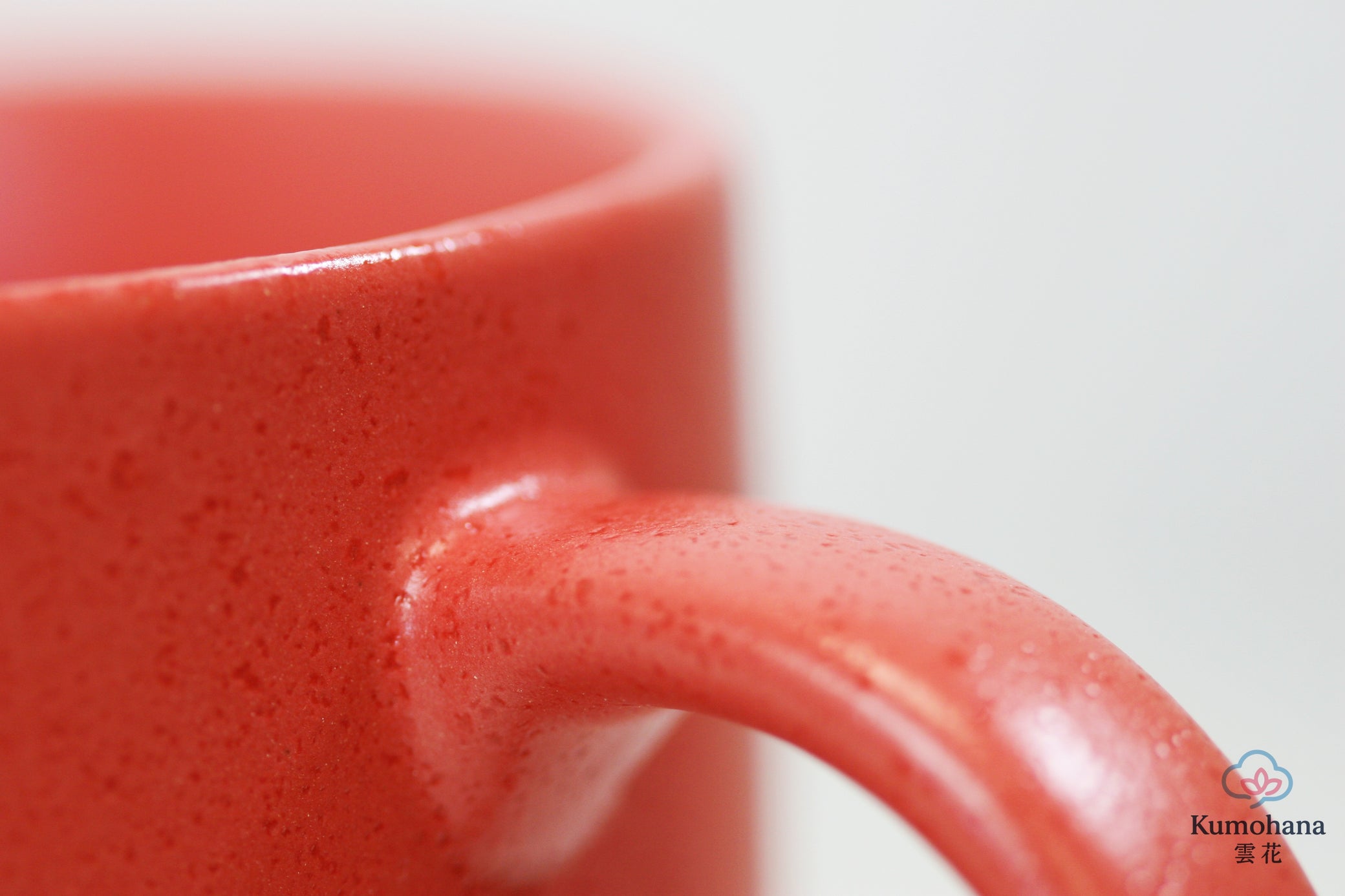 JAPANESE CERAMIC MUG | LARGE RED DARUMA | MINO WARE 美濃土産