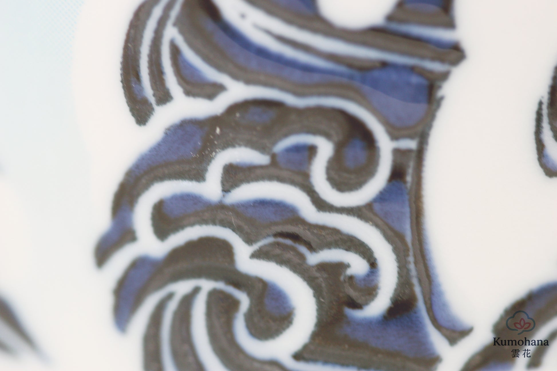 JAPANESE TEA CUP | BLUE FUJISAN | MINO WARE 美濃土産