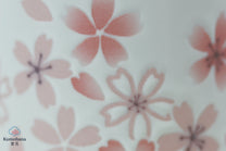 JAPANESE TEA CUP | WHITE SAKURA  | MINO WARE 美濃土産