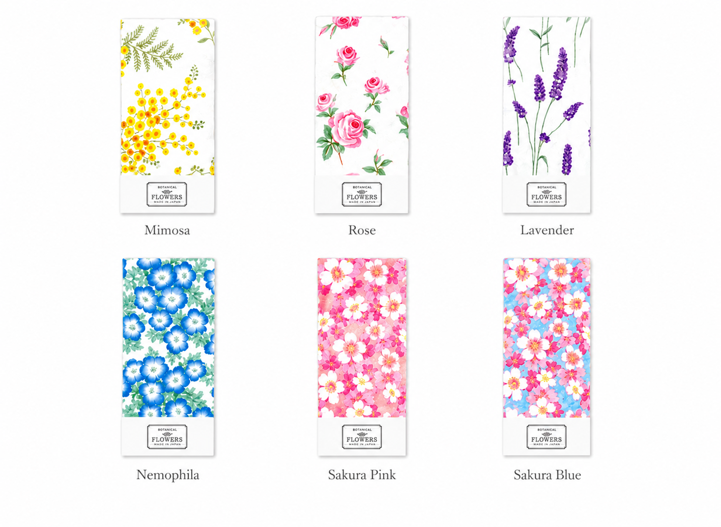 100% COTTON JAPANESE FACE TOWEL | FLOWERS | IMABARI TOWEL 今治