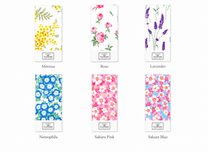 100% COTTON JAPANESE FACE TOWEL | FLOWERS | IMABARI TOWEL 今治