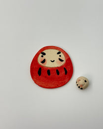 DARUMA INCENSE HOLDER &amp; TRAY | JAPANESE LUCKY CHARM