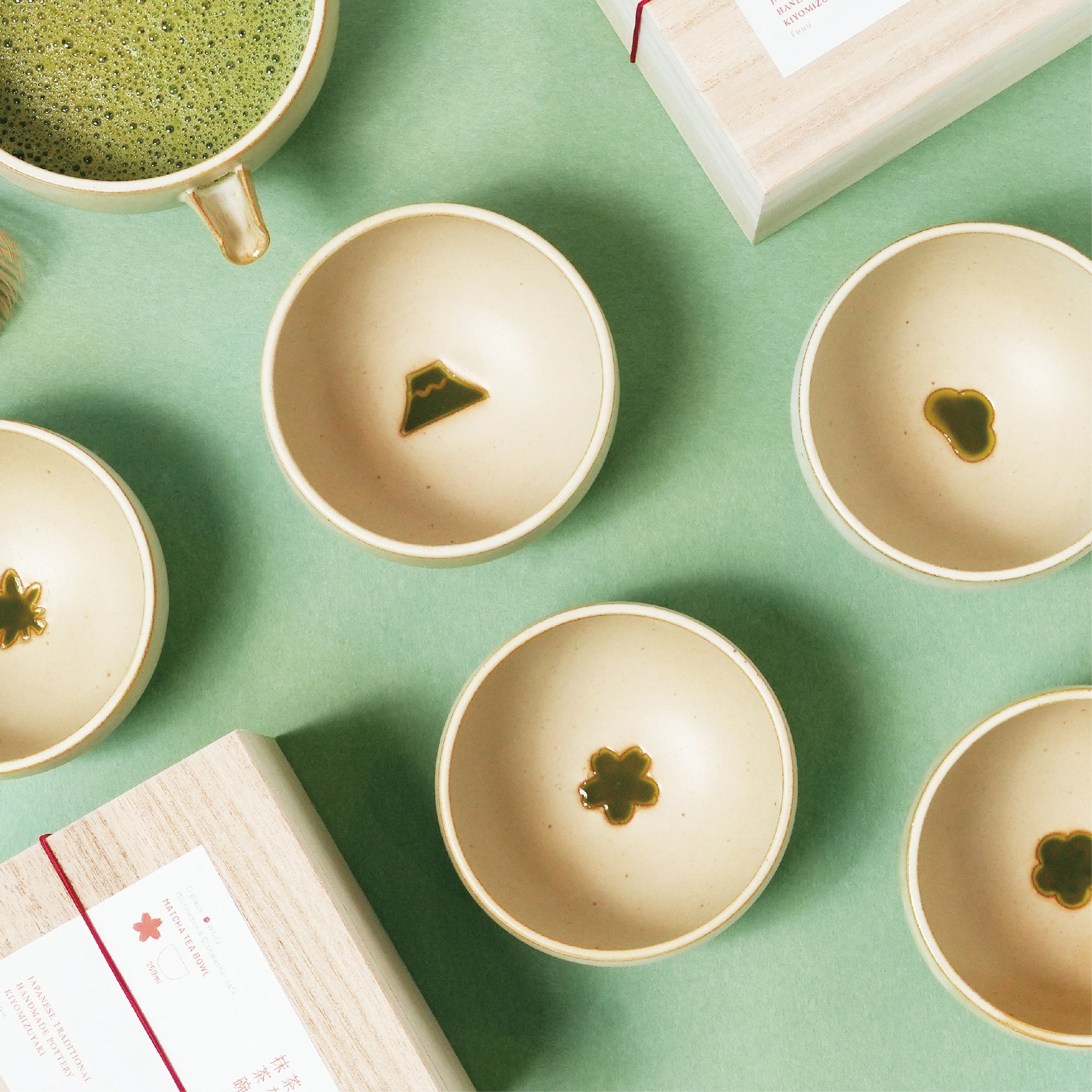 FUUU Mat Series katakuchi Matcha Bowl