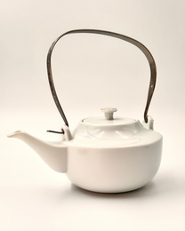 HANDMADE JAPANESE HAKURO TEAPOT | NISHIKAWA JAPAN