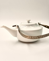 HANDMADE JAPANESE HAKURO TEAPOT | NISHIKAWA JAPAN