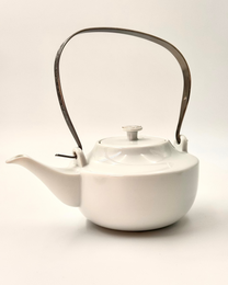 HANDMADE JAPANESE HAKURO TEAPOT | NISHIKAWA JAPAN