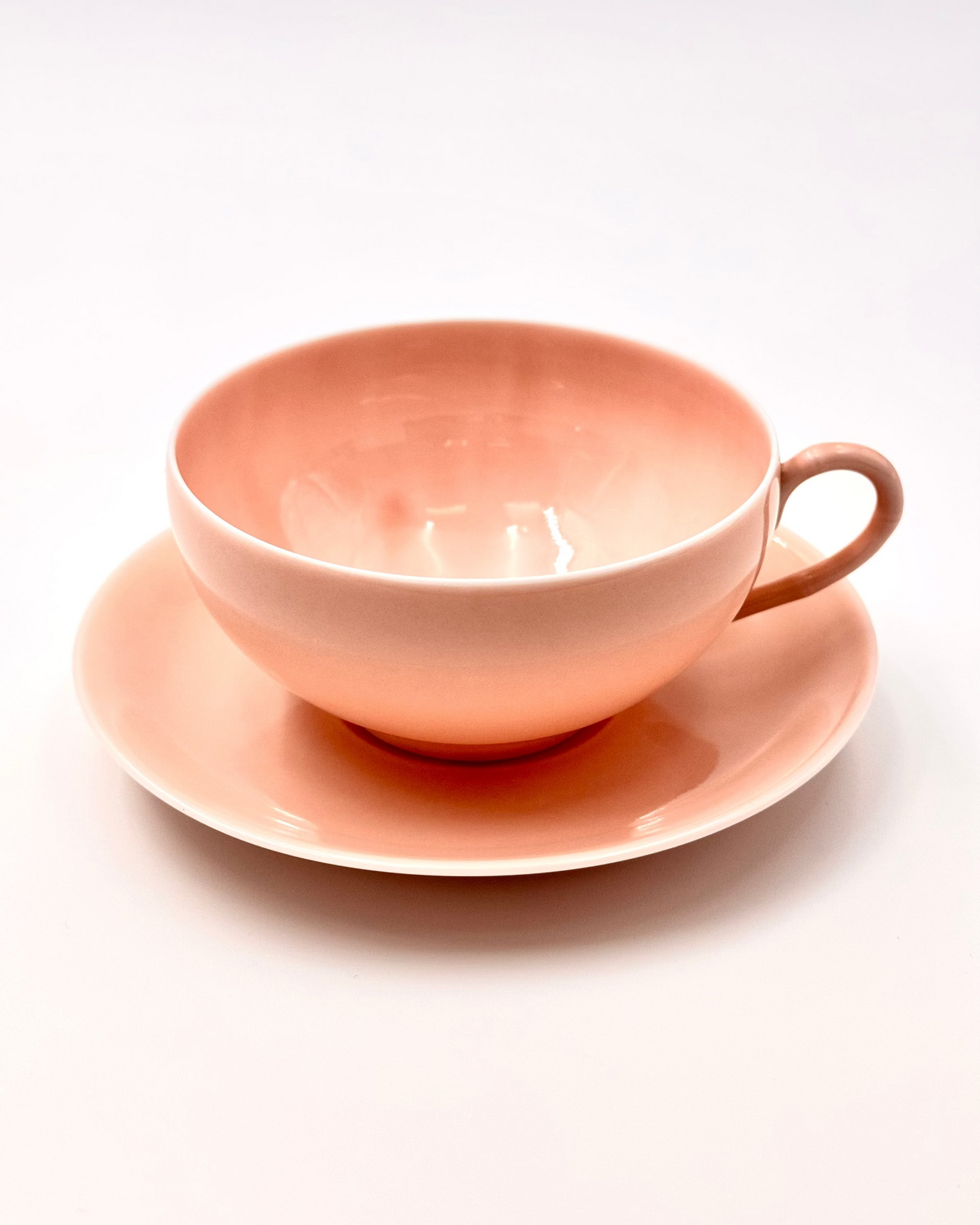 HANDMADE JAPANESE KAUN TEACUP &amp; SAUCER | NISHIKAWA JAPAN