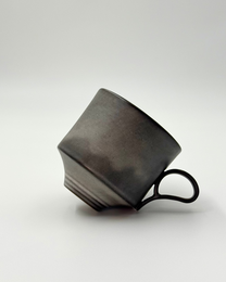 HANDMADE JAPANESE LIGHTWEIGHT MUG | GREY | TOHKEN-GAMA 陶謙窯