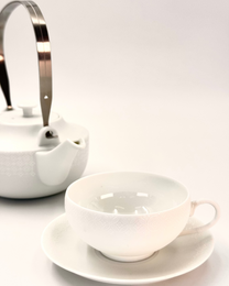HANDMADE JAPANESE NAGIKA TEACUP &amp; SAUCER | NISHIKAWA JAPAN