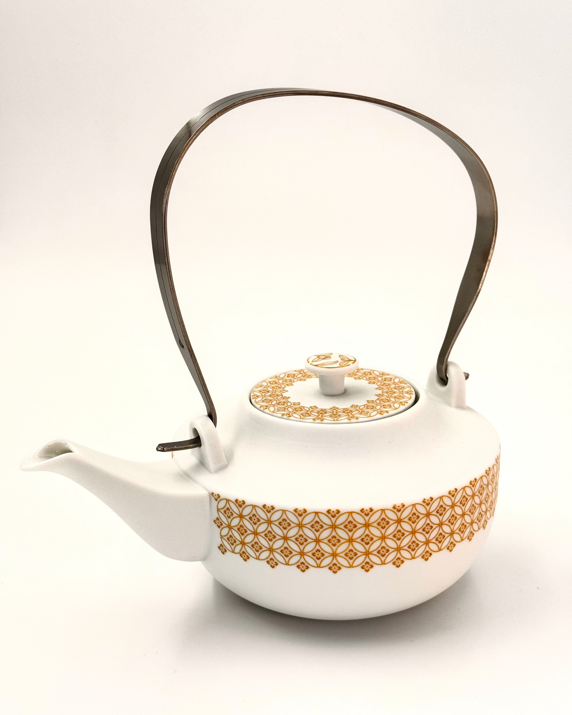 HANDMADE JAPANESE TENGE TEAPOT | NISHIKAWA JAPAN