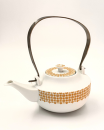 HANDMADE JAPANESE TENGE TEAPOT | NISHIKAWA JAPAN