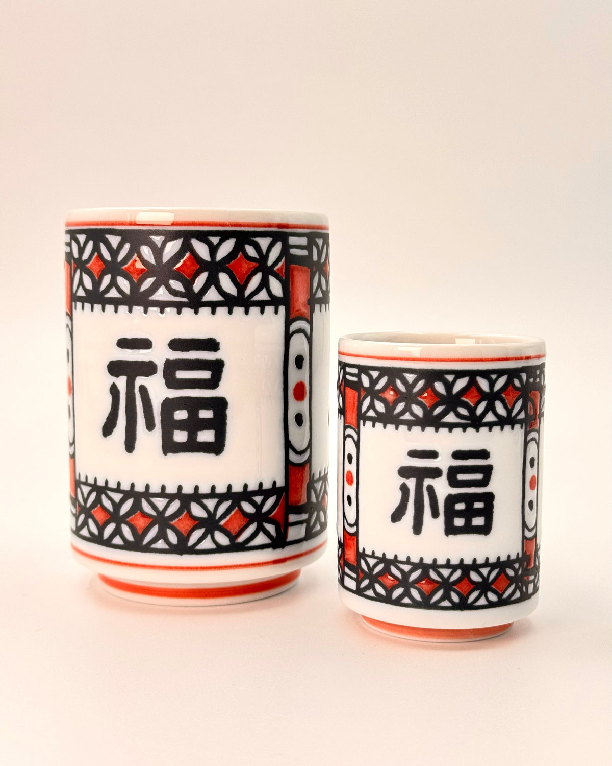 JAPANESE CERAMIC TEA CUP | FUKU | MINO WARE 美濃土産