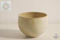 HANDMADE JAPANESE MATCHA BOWL | BEIGE MAPLE | TOHKEN-GAMA 陶謙窯