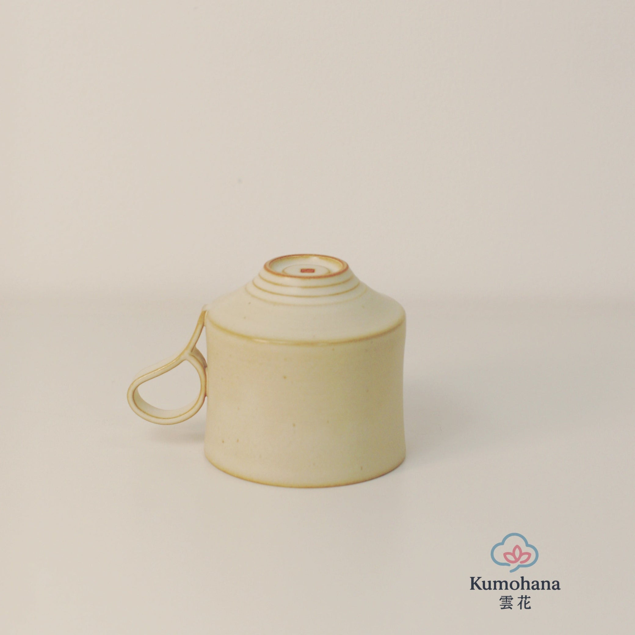 HANDMADE JAPANESE LIGHTWEIGHT MUG | IVORY | TOHKEN-GAMA 陶謙窯