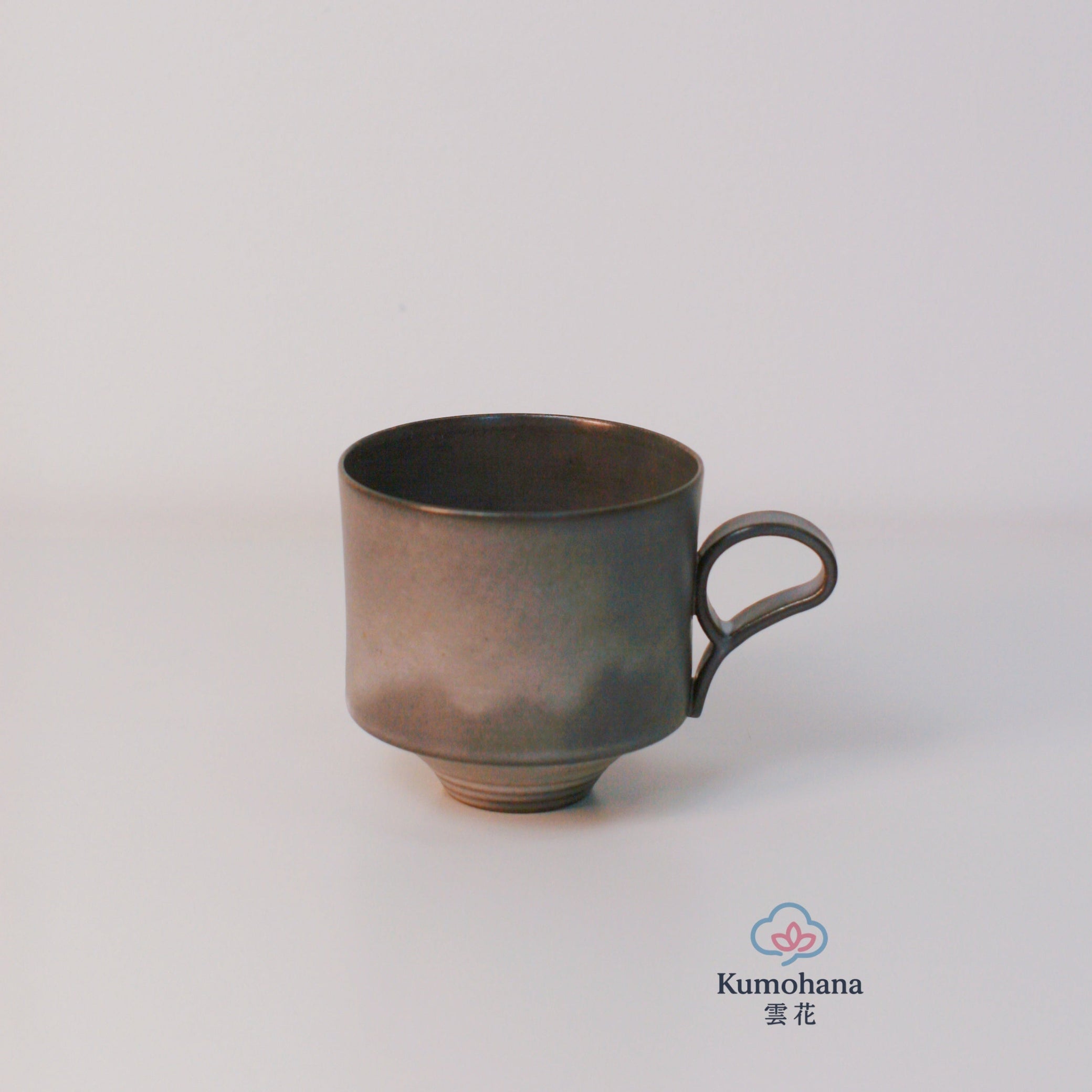 HANDMADE JAPANESE LIGHTWEIGHT MUG | GREY | TOHKEN-GAMA 陶謙窯