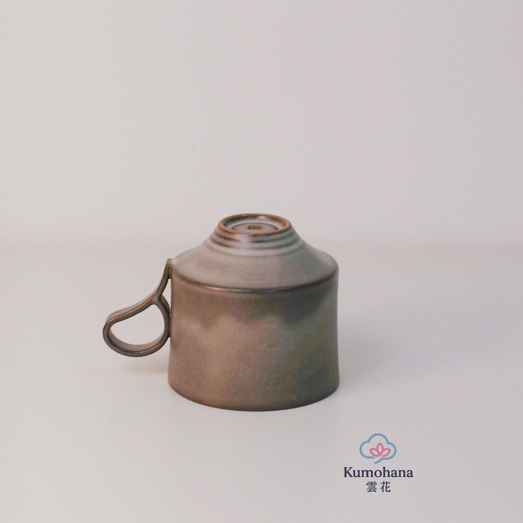 HANDMADE JAPANESE LIGHTWEIGHT MUG | GREY | TOHKEN-GAMA 陶謙窯
