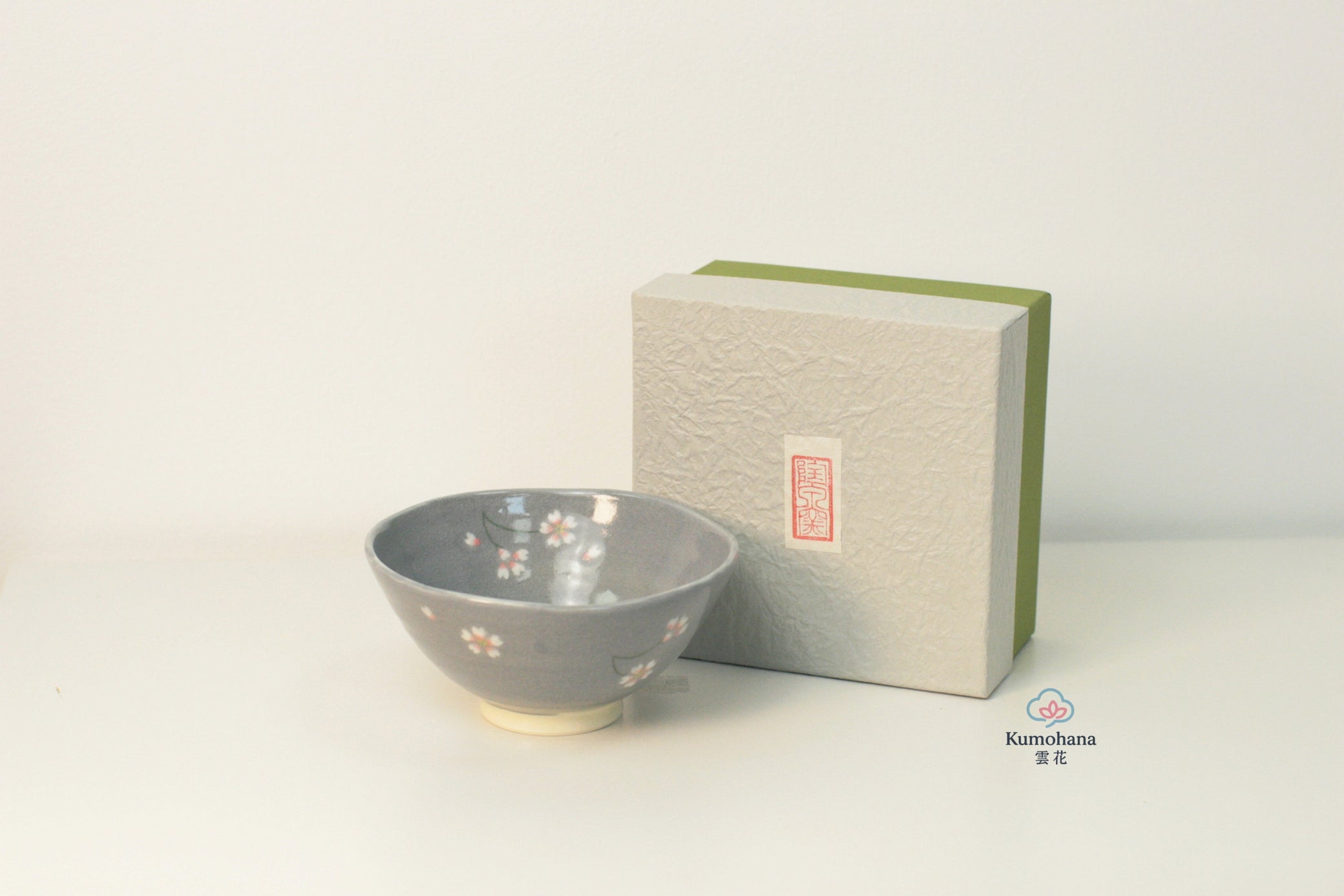 HANDMADE JAPANESE RICE BOWL | USUZUMI SAKURA | TOUSENGAMA 陶泉窯