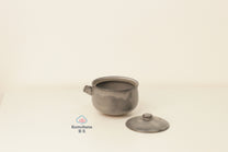 HANDMADE JAPANESE KATAKUCHI SAKE PITCHER | GREY | TOHKEN-GAMA 陶謙窯