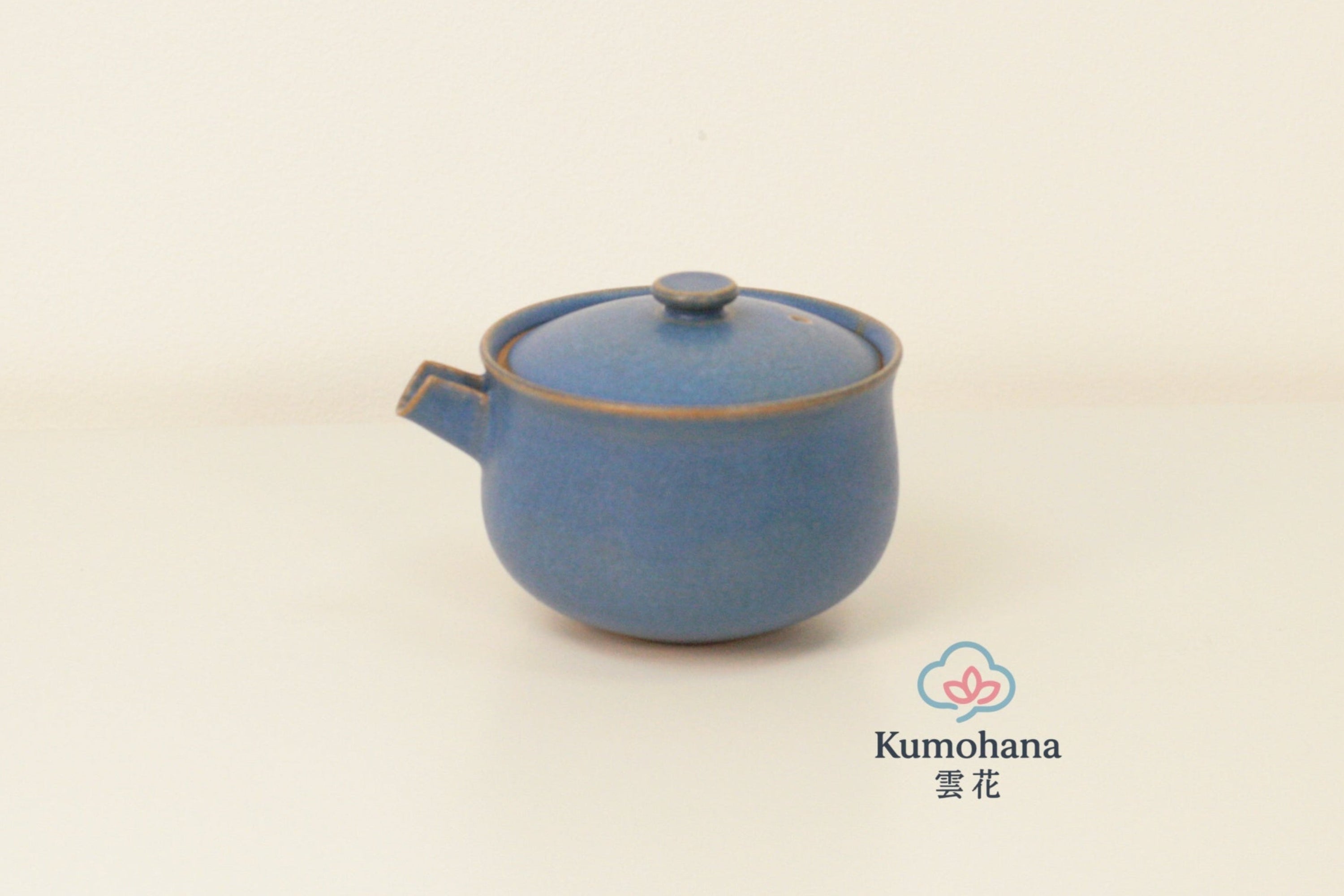 カメハメハ 陶器 オコレハオデカンタ 約13cm HANDMADE JAPANESE KATAKUCHI SAKE PITCHER | INDIGO BLUE | TOHKEN