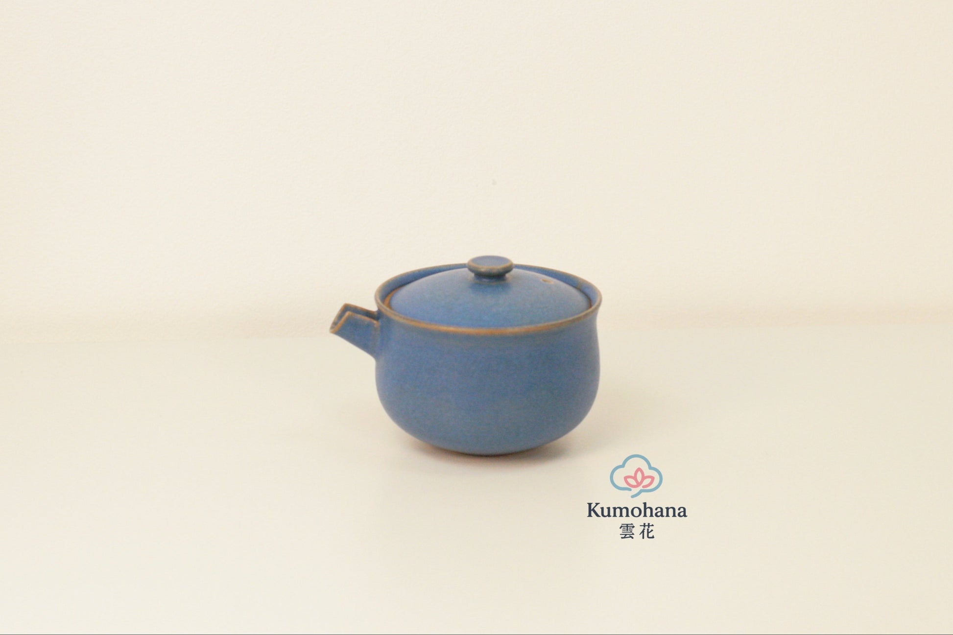 HANDMADE JAPANESE KATAKUCHI SAKE PITCHER | INDIGO BLUE | TOHKEN-GAMA 陶謙窯