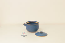 HANDMADE JAPANESE KATAKUCHI SAKE PITCHER | INDIGO BLUE | TOHKEN-GAMA 陶謙窯