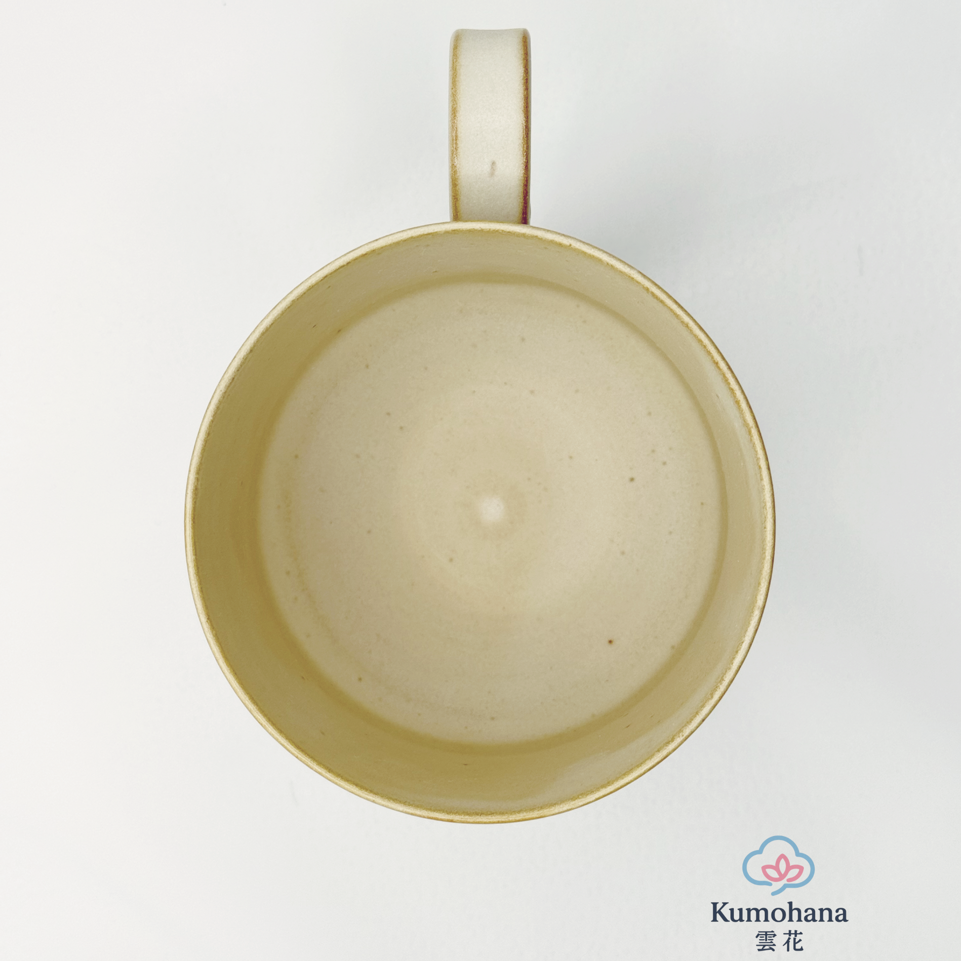 HANDMADE JAPANESE LIGHTWEIGHT MUG | IVORY | TOHKEN-GAMA 陶謙窯