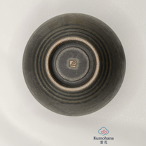 HANDMADE JAPANESE MATCHA BOWL | KINSAI GOLD MAPLE | TOHKEN-GAMA 陶謙窯