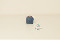 HANDMADE JAPANESE OCHOKO SAKE CUP | INDIGO BLUE | TOHKEN-GAMA 陶謙窯