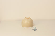 HANDMADE JAPANESE MATCHA BOWL | BEIGE MOUNT FUJI | TOHKEN-GAMA 陶謙窯