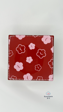 TRADITIONAL JAPANESE URUSHIKO HAKO LACQUER BOX| PLUM BLOSSOM | ISUKE 井助商店