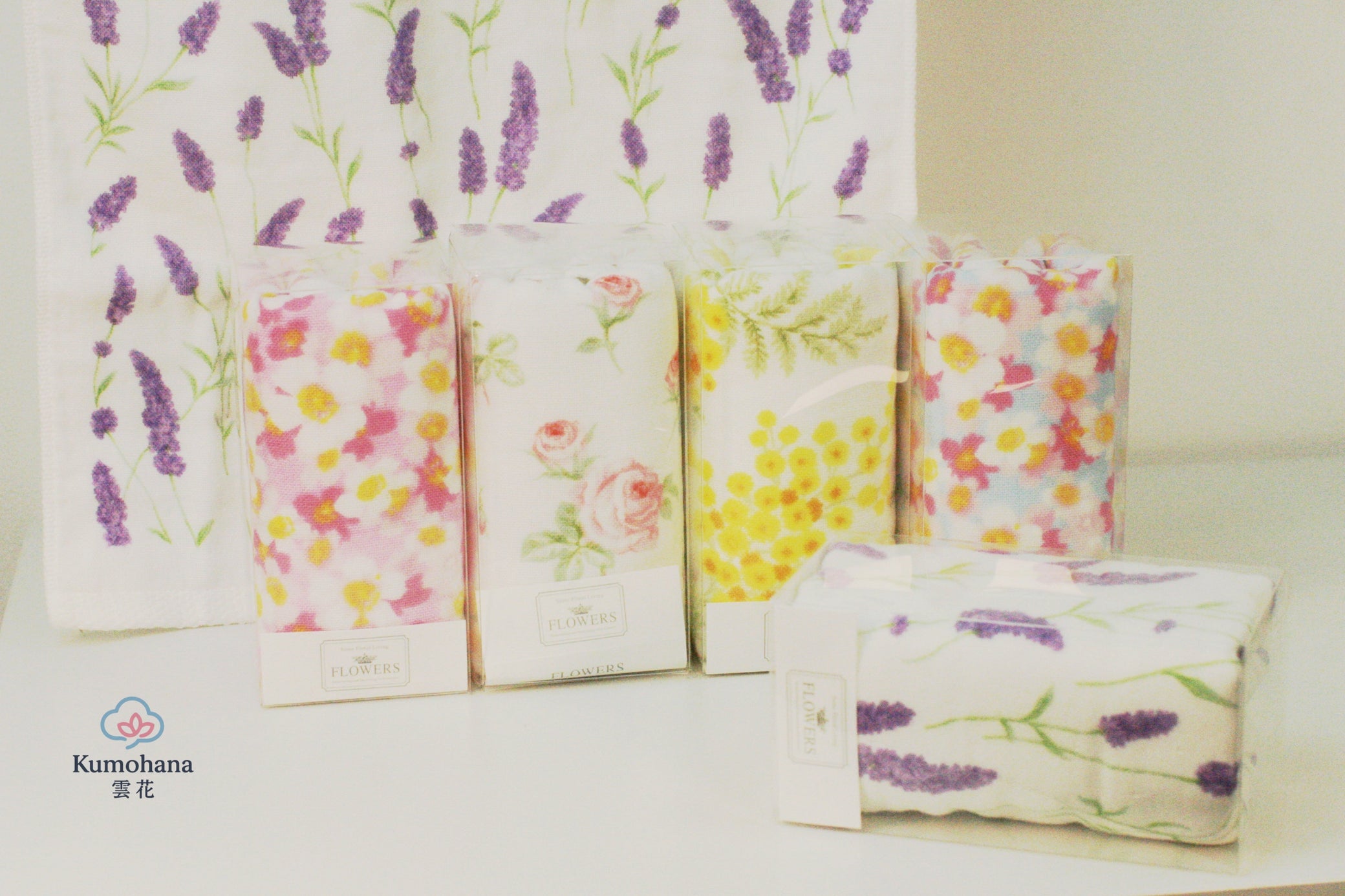 100% COTTON JAPANESE FACE TOWEL | FLOWERS | IMABARI TOWEL 今治
