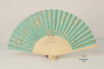 HAND-DYED YUZEN WASHI PAPER FOLDING FAN | TANIGUCHI SHOYUDO