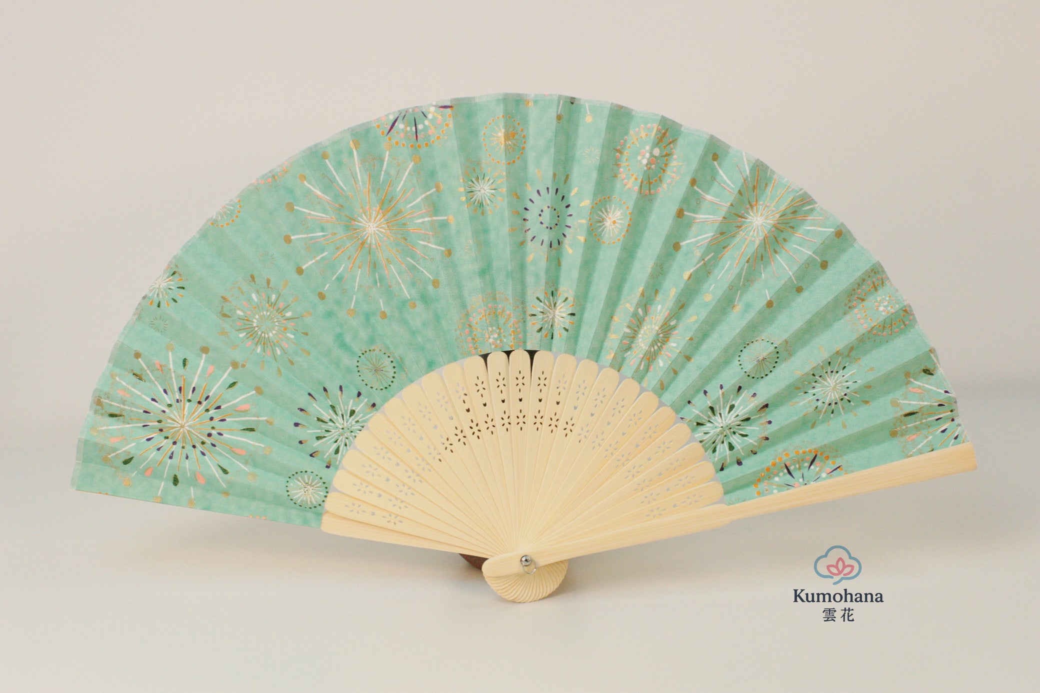 HAND-DYED YUZEN WASHI PAPER FOLDING FAN | TANIGUCHI SHOYUDO