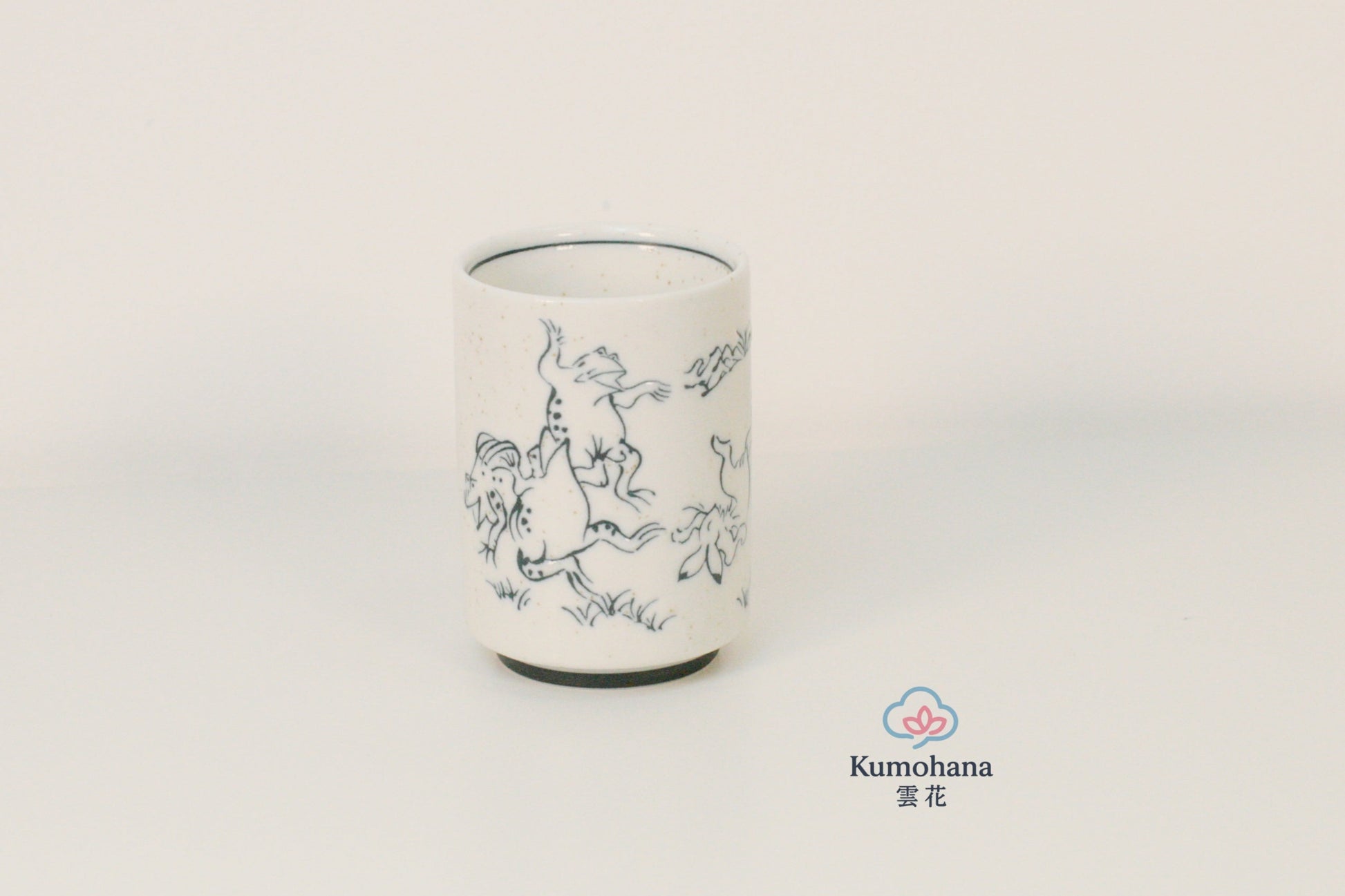 JAPANESE CERAMIC TEA CUP | CHOUJUGIGA | MINO WARE 美濃土産