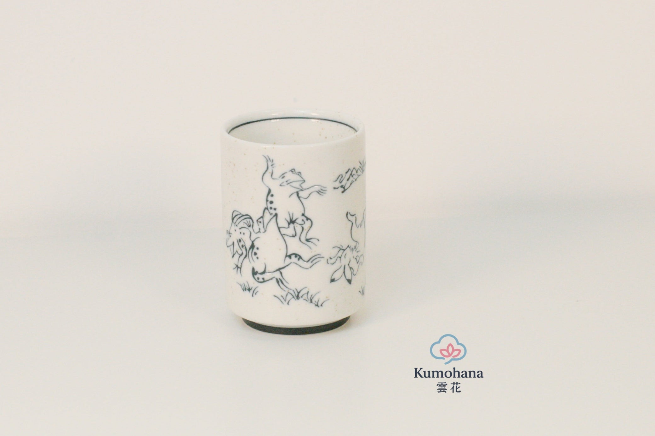 JAPANESE CERAMIC TEA CUP | CHOUJUGIGA | MINO WARE 美濃土産