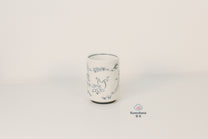 JAPANESE CERAMIC TEA CUP | CHOUJUGIGA | MINO WARE 美濃土産