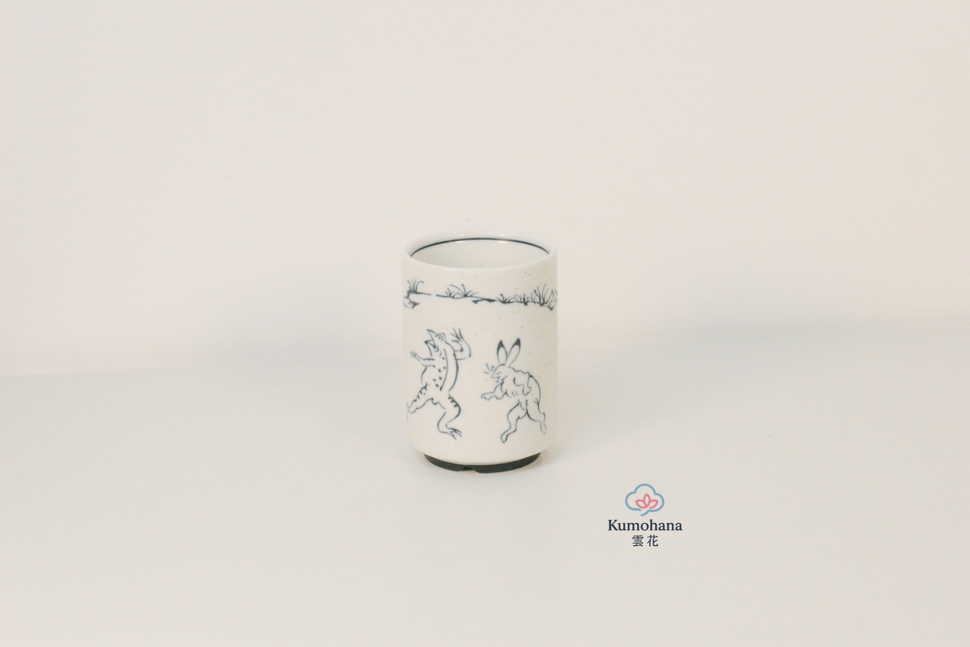 JAPANESE CERAMIC TEA CUP | CHOUJUGIGA | MINO WARE 美濃土産