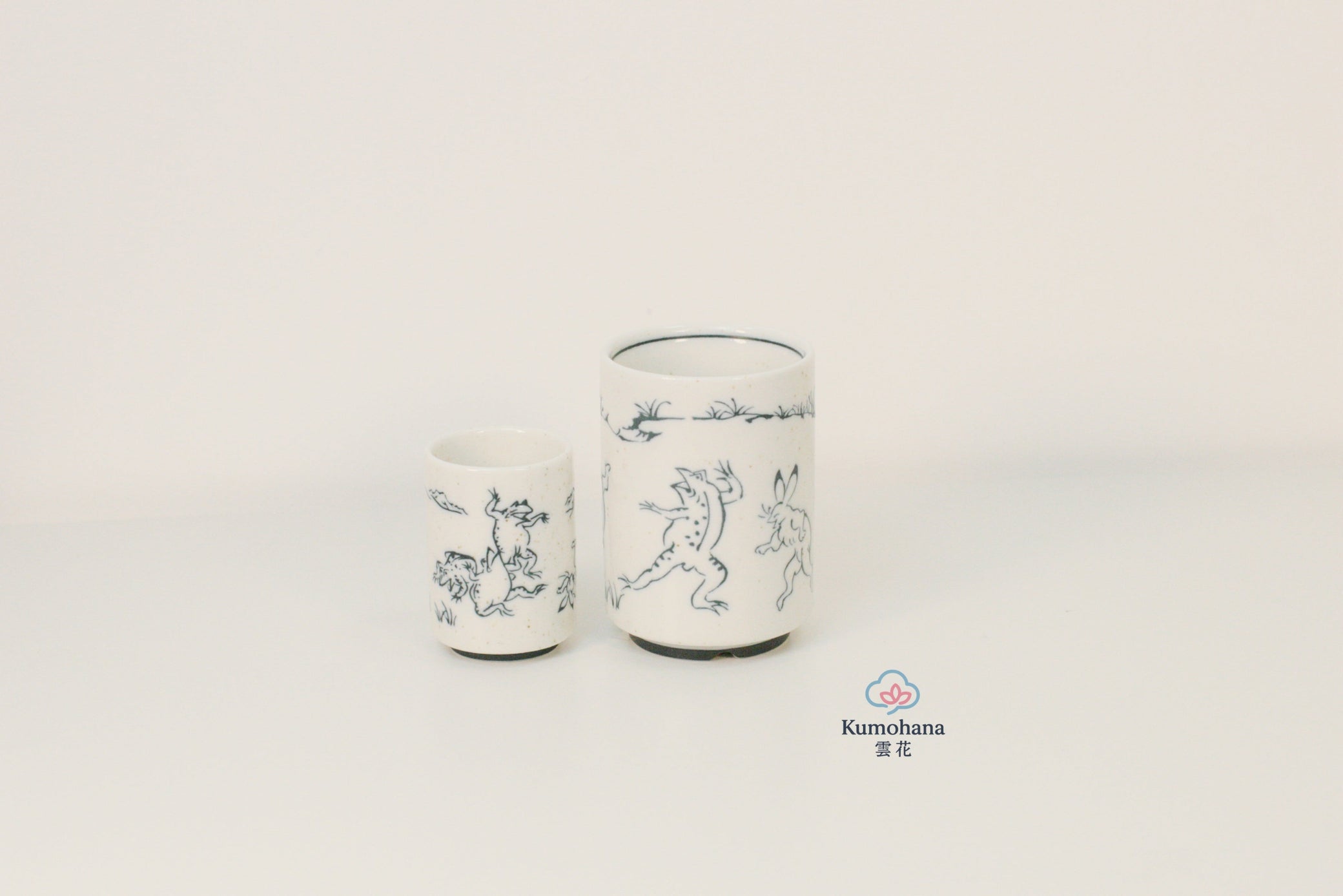 JAPANESE CERAMIC TEA CUP | CHOUJUGIGA | MINO WARE 美濃土産