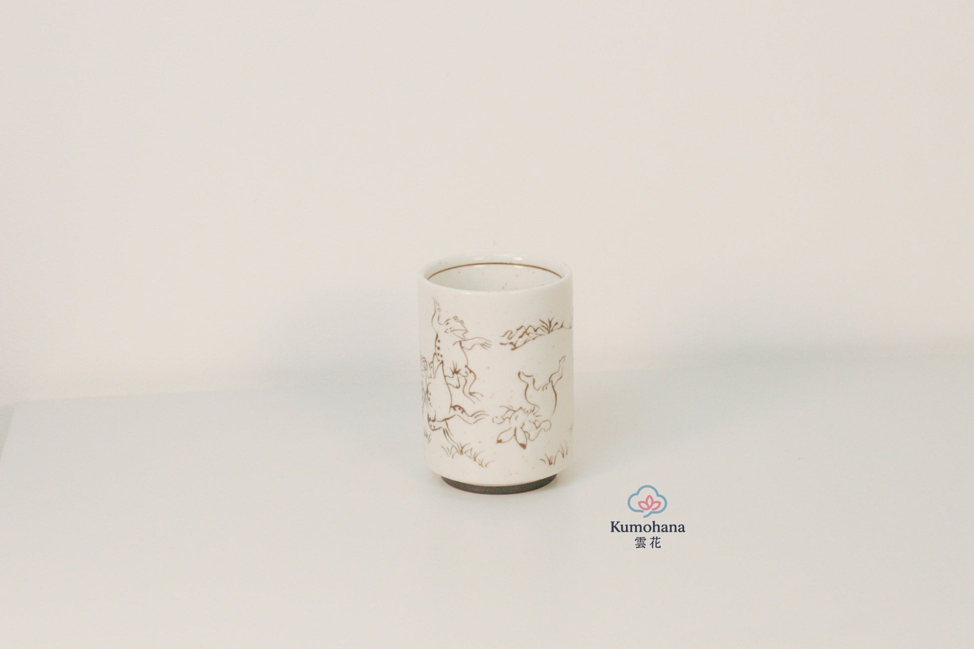 JAPANESE CERAMIC TEA CUP | CHOUJUGIGA | MINO WARE 美濃土産