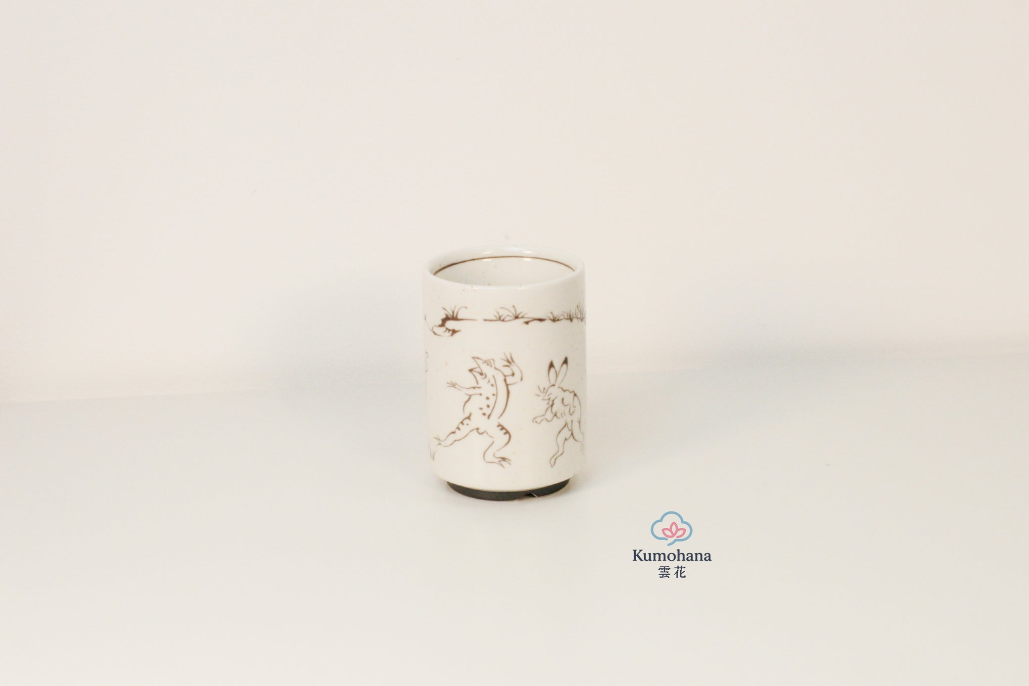 JAPANESE CERAMIC TEA CUP | CHOUJUGIGA | MINO WARE 美濃土産