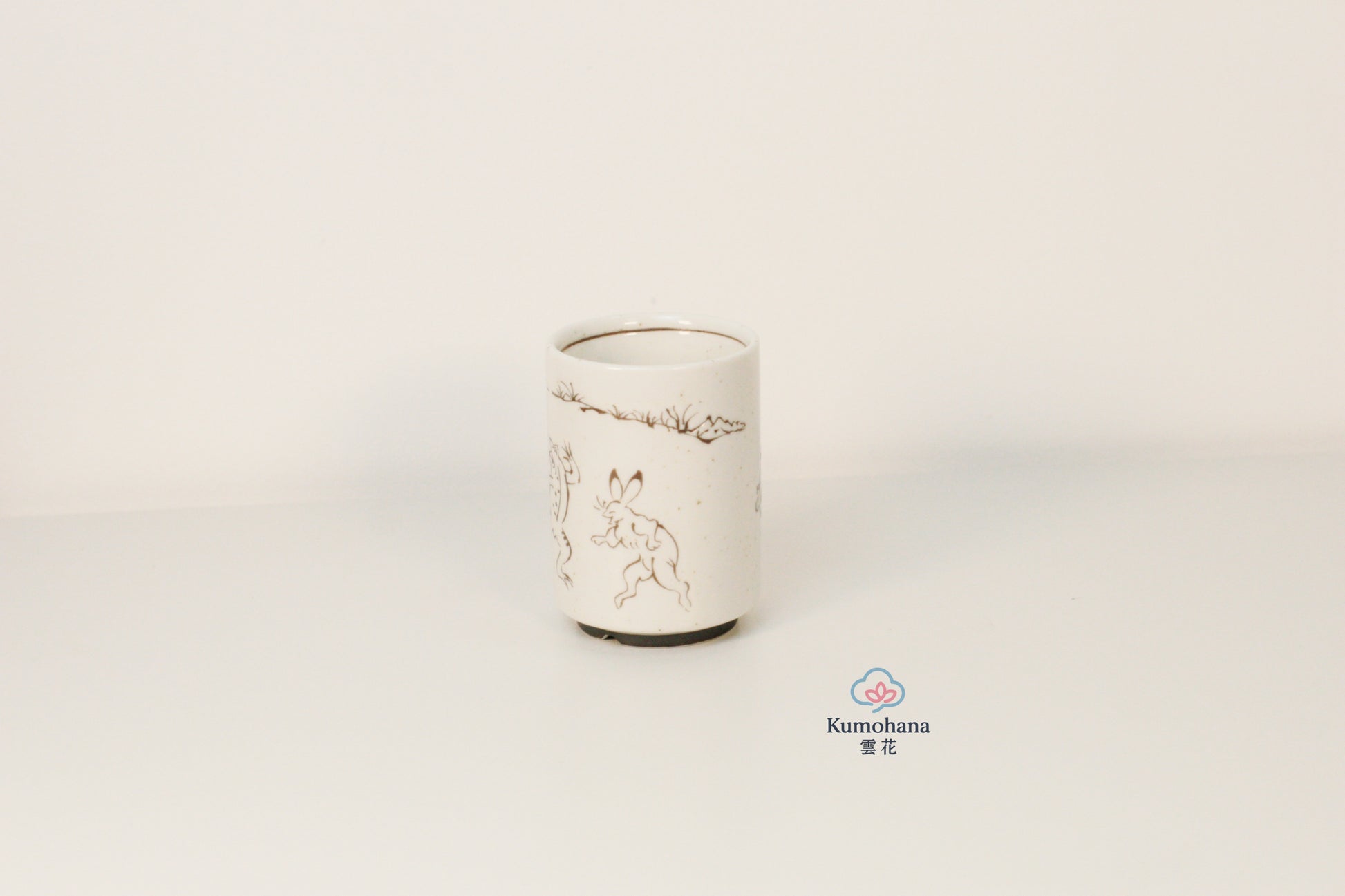 JAPANESE CERAMIC TEA CUP | CHOUJUGIGA | MINO WARE 美濃土産