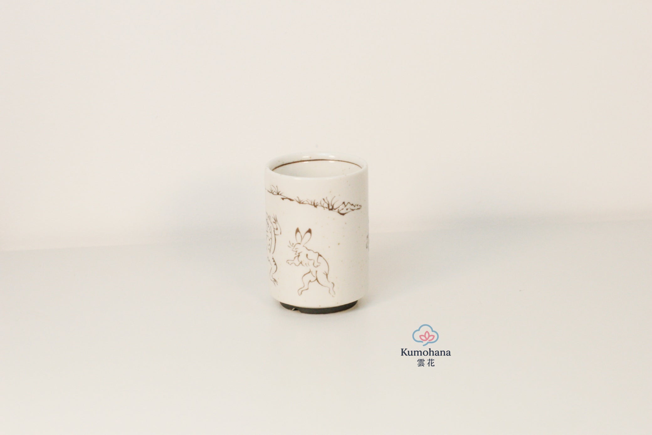 JAPANESE CERAMIC TEA CUP | CHOUJUGIGA | MINO WARE 美濃土産